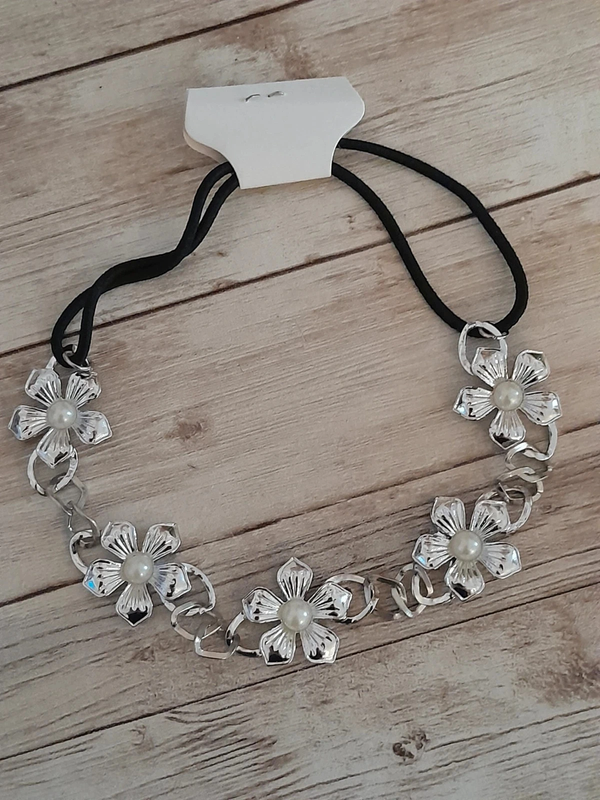 Chaîne de Tête en Métal, Bandeau à Fleurs